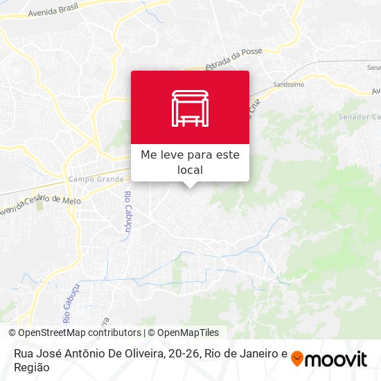 Rua José Antônio De Oliveira, 20-26 mapa