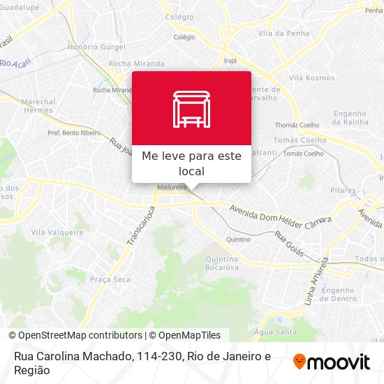 Rua Carolina Machado, 114-230 mapa