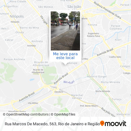 Rua Marcos De Macedo, 563 mapa