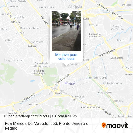 Rua Marcos De Macedo, 563 mapa