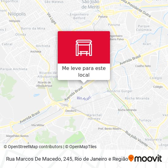 Rua Marcos De Macedo, 245 mapa