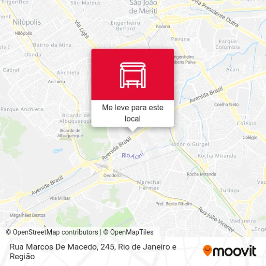 Rua Marcos De Macedo, 245 mapa