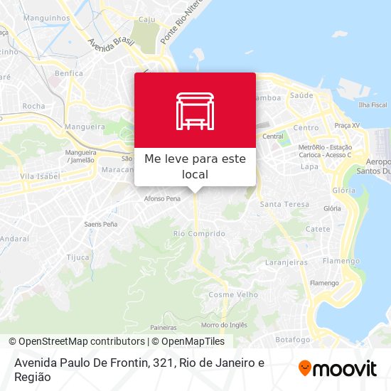 Avenida Paulo De Frontin, 321 mapa