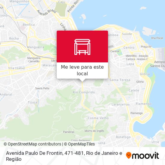 Avenida Paulo De Frontin, 471-481 mapa