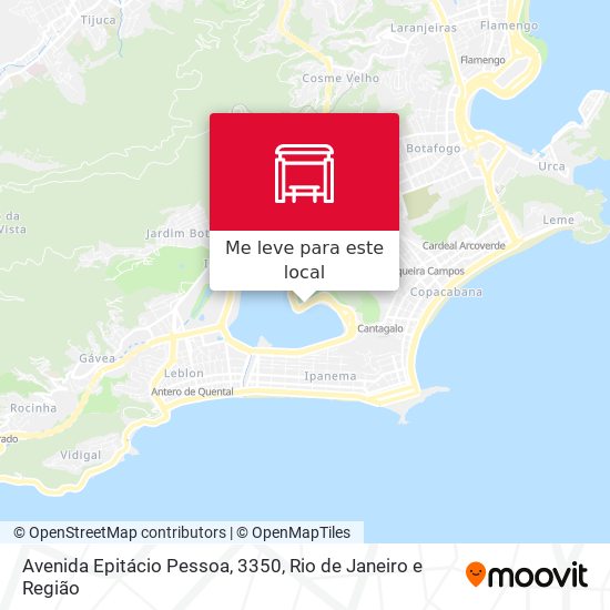 Avenida Epitácio Pessoa, 3350 mapa