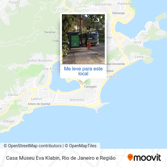 Casa Museu Eva Klabin mapa
