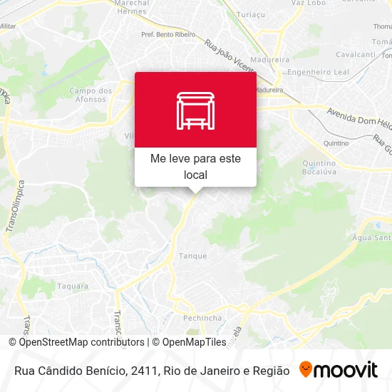 Rua Cândido Benício, 2411 mapa