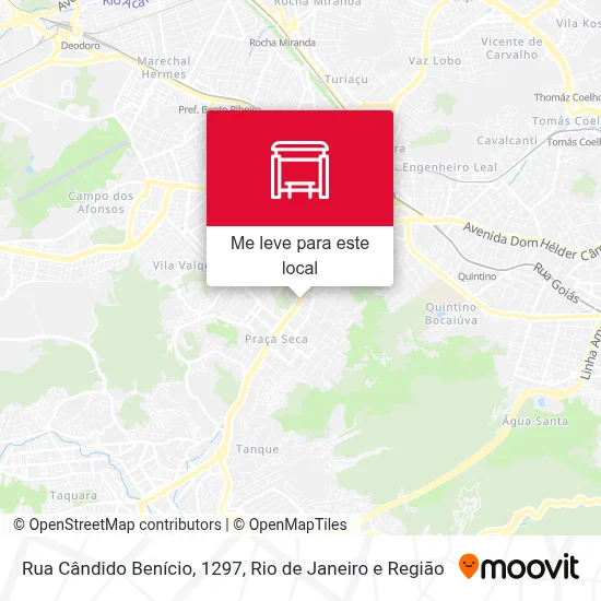Rua Cândido Benício, 1297 mapa