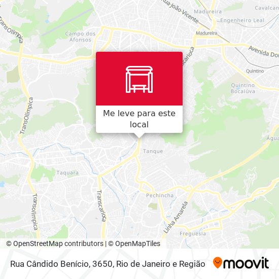 Rua Cândido Benício, 3650 mapa