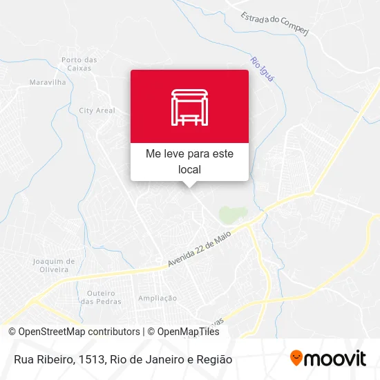Rua Ribeiro, 1513 mapa