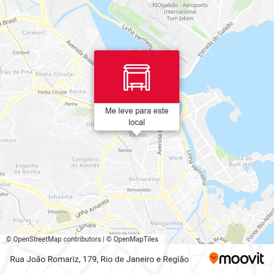 Rua João Romariz, 179 mapa