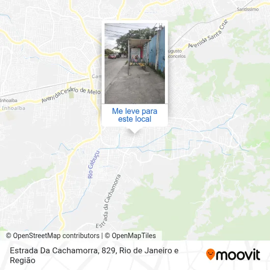 Estrada Da Cachamorra, 829 mapa