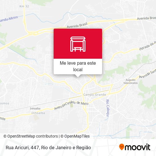 Rua Aricuri, 447 mapa