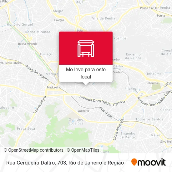 Rua Cerqueira Daltro, 703 mapa
