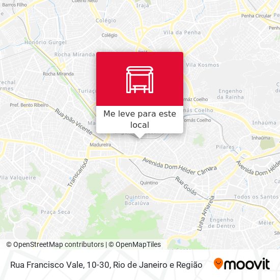 Rua Francisco Vale, 10-30 mapa