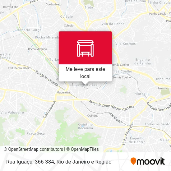 Rua Iguaçu, 366-384 mapa