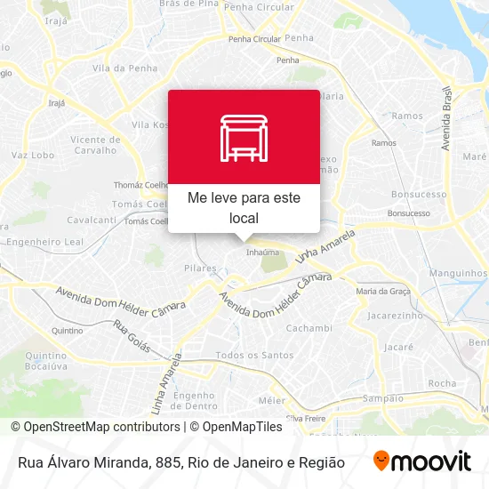 Rua Álvaro Miranda, 885 mapa