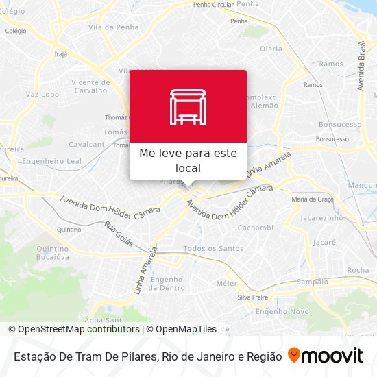 Estação De Tram De Pilares mapa