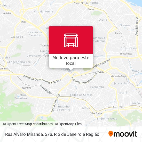 Rua Álvaro Miranda, 57a mapa