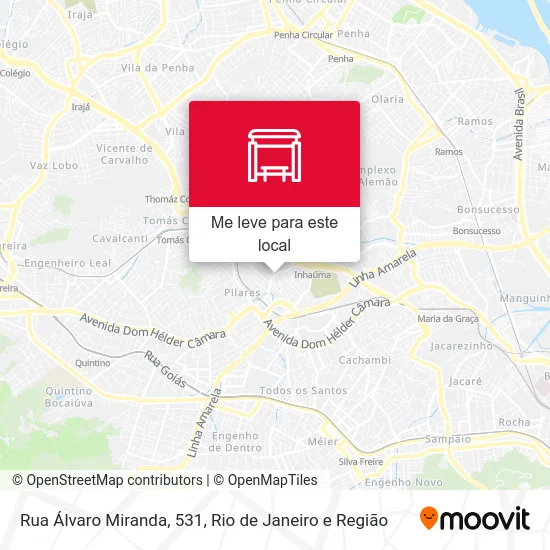 Rua Álvaro Miranda, 531 mapa