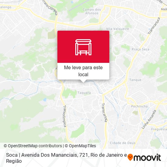 Soca | Avenida Dos Mananciais, 721 mapa