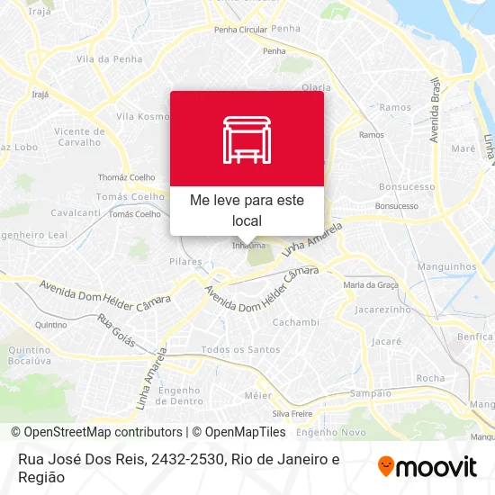 Rua José Dos Reis, 2432-2530 mapa