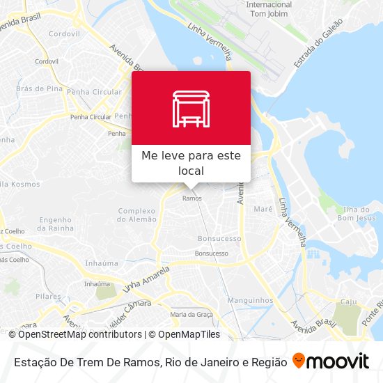 Estação De Trem De Ramos mapa