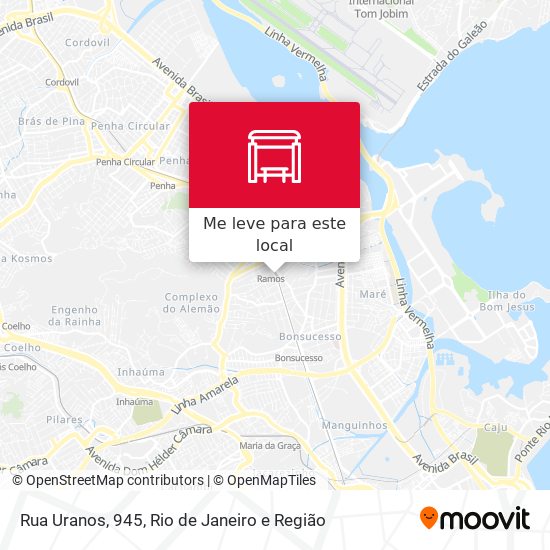 Rua Uranos, 945 mapa