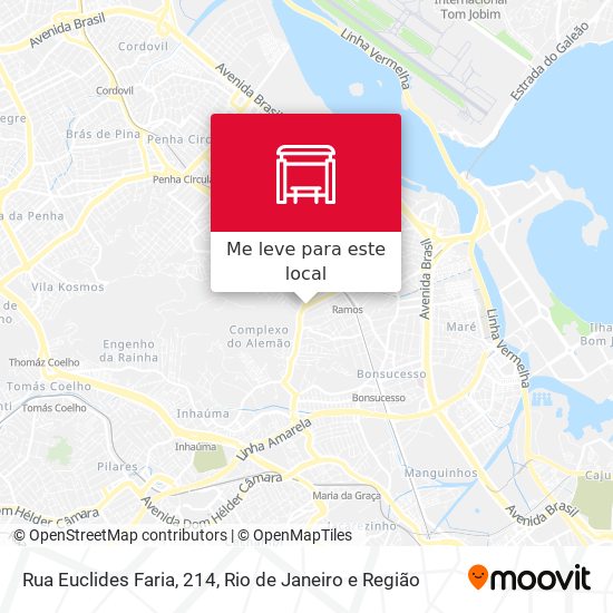 Rua Euclides Faria, 214 mapa