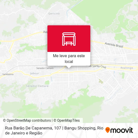 Rua Barão De Capanema, 107 | Bangu Shopping mapa