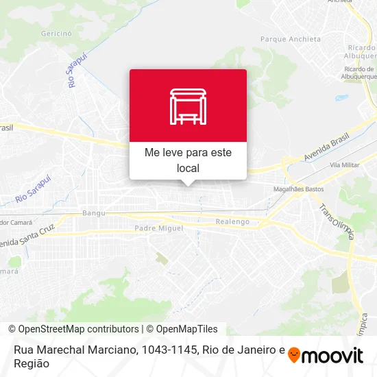 Rua Marechal Marciano, 1043-1145 mapa