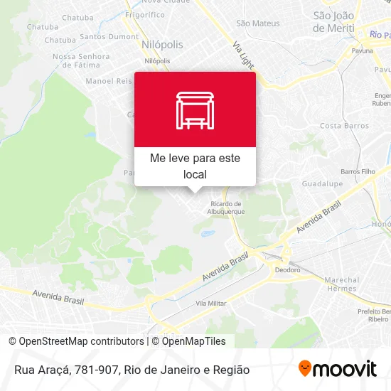 Rua Araçá, 781-907 mapa