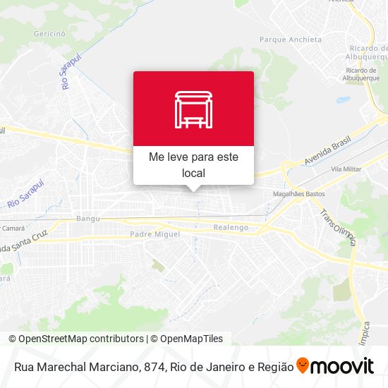 Rua Marechal Marciano, 874 mapa