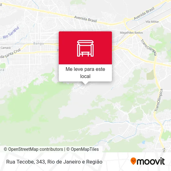 Rua Tecobe, 343 mapa
