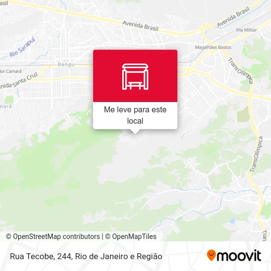 Rua Tecobe, 244 mapa