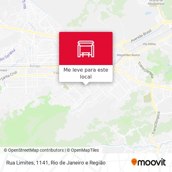 Rua Limites, 1141 mapa
