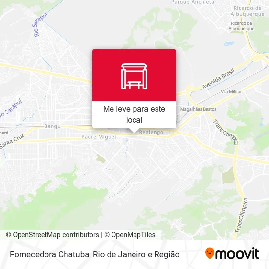 Fornecedora Chatuba mapa