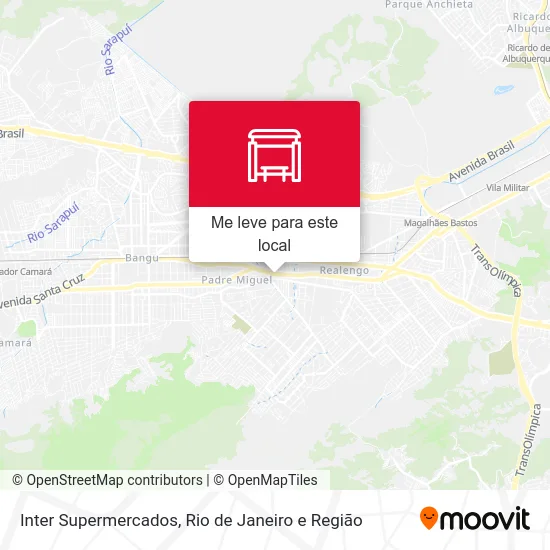 Inter Supermercados mapa