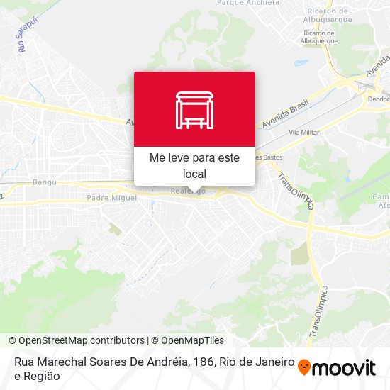 Rua Marechal Soares De Andréia, 186 mapa