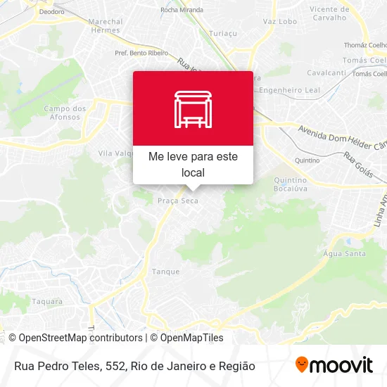 Rua Pedro Teles, 552 mapa