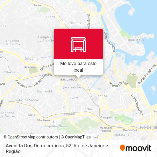 Avenida Dos Democráticos, 52 mapa
