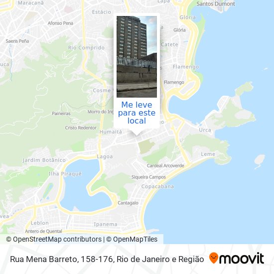 Rua Mena Barreto, 158-176 mapa