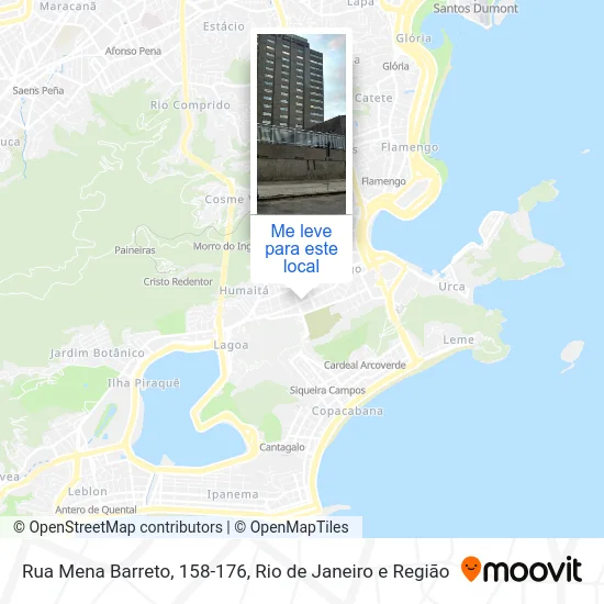 Rua Mena Barreto, 158-176 mapa