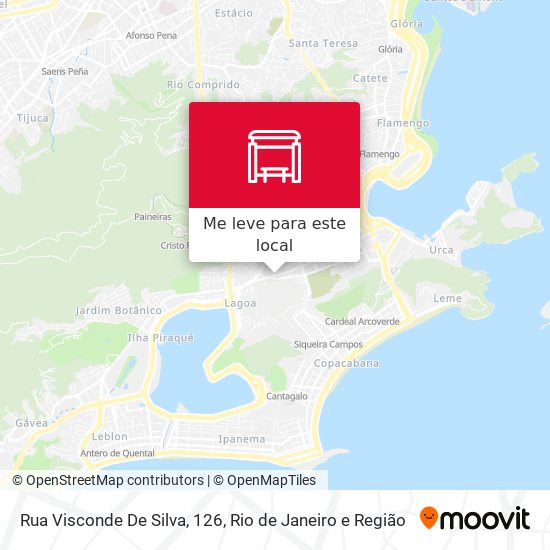 Rua Visconde De Silva, 126 mapa