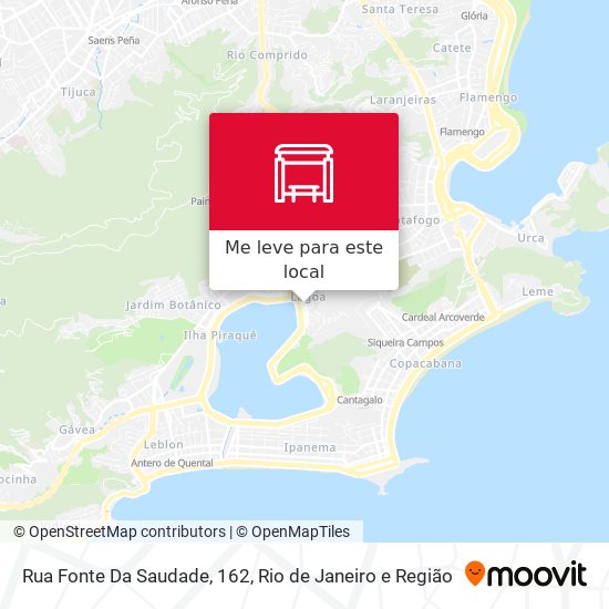 Rua Fonte Da Saudade, 162 mapa