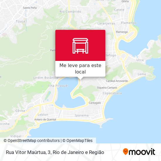 Rua Vitor Maúrtua, 3 mapa