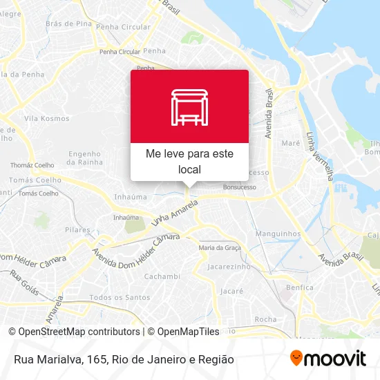 Rua Marialva, 165 mapa