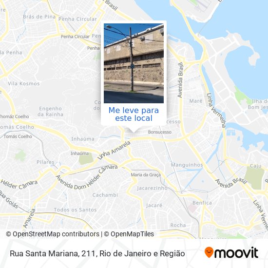 Rua Santa Mariana, 211 mapa