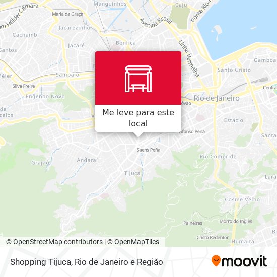 Shopping Tijuca mapa