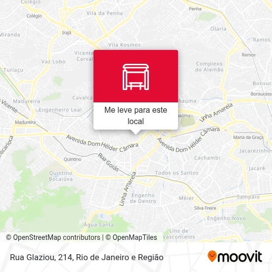 Rua Glaziou, 214 mapa